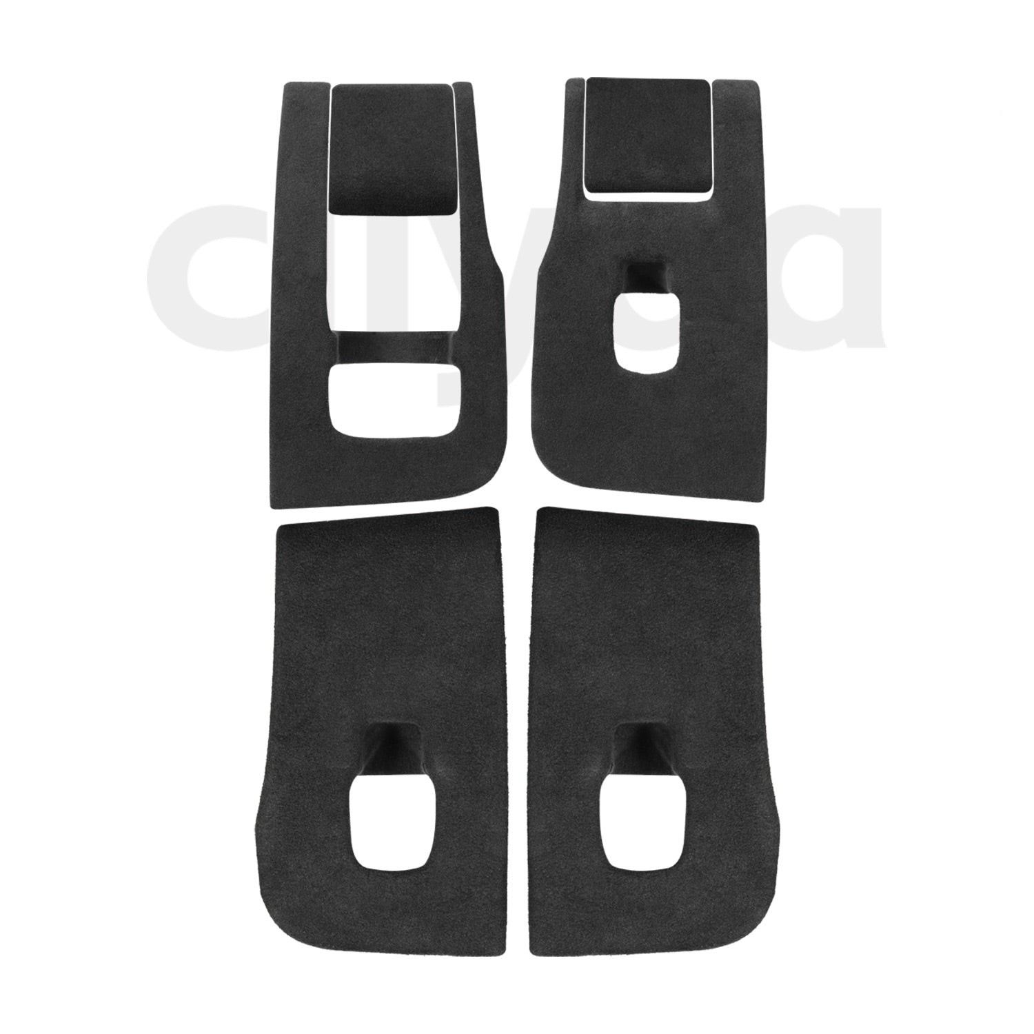 Alcantara Window Button Cover for Tesla Model Y Juniper 2025