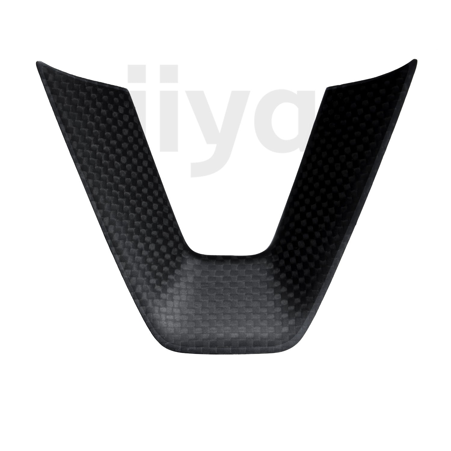 Carbon Fiber Steering Wheel V Sticker for Tesla Model 3 Highland 2025 2024