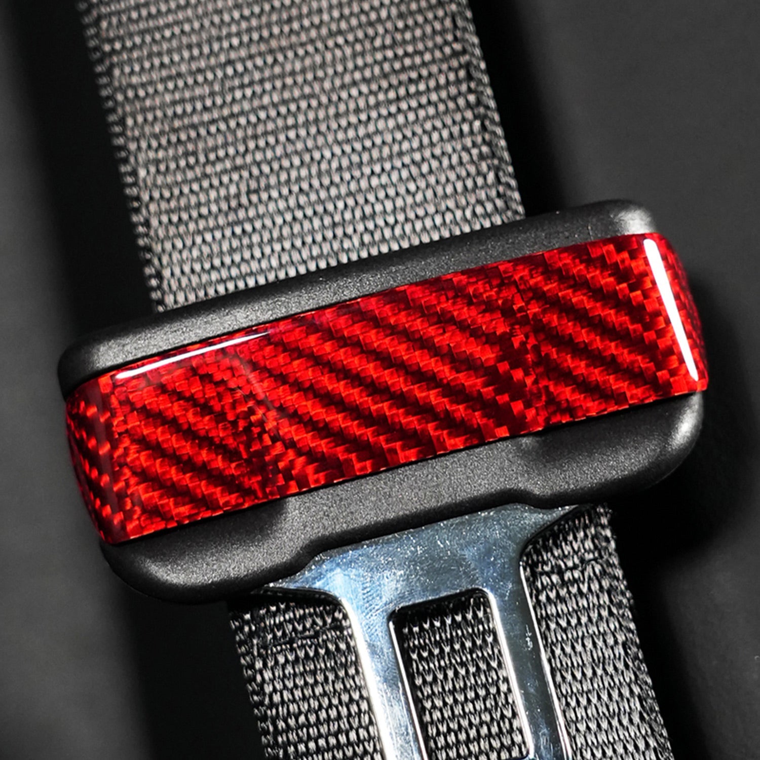 Carbon Fibre Safety Belt Buckle Sticker for Tesla Model 3 Highland 2025 2024