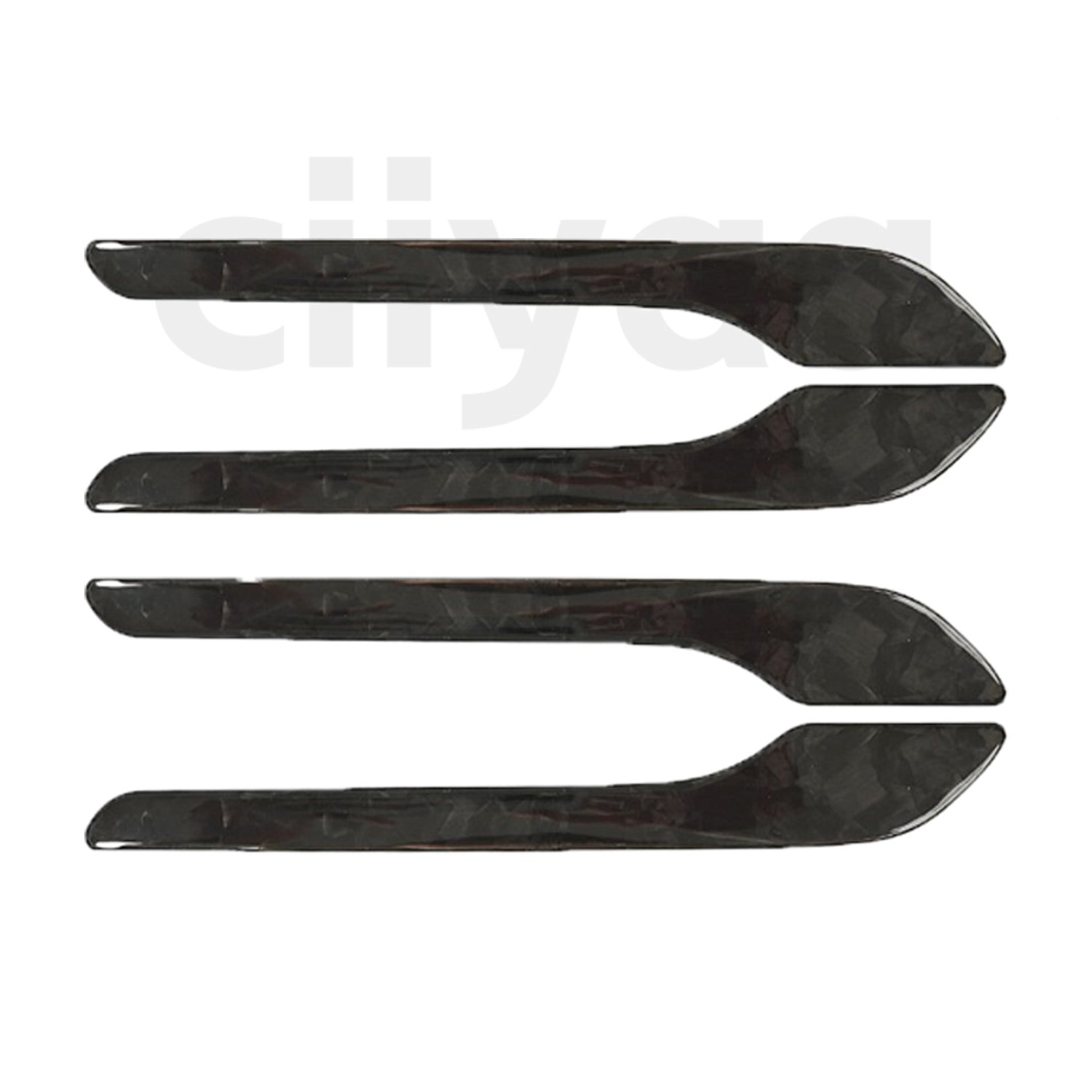 Carbon Fiber Outside Door Handle Sticker for Tesla Model Y Juniper 2025