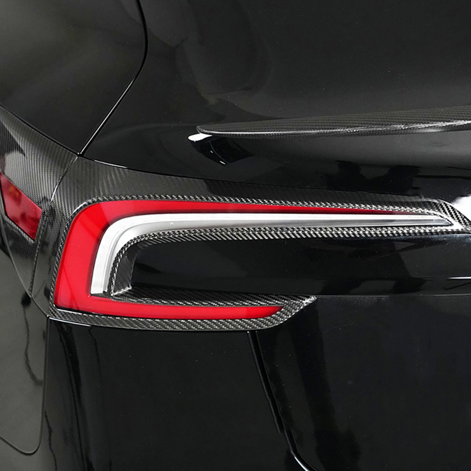 Carbon Fiber Car Tail Light Cover for Tesla Model 3 Highland 2025 2024