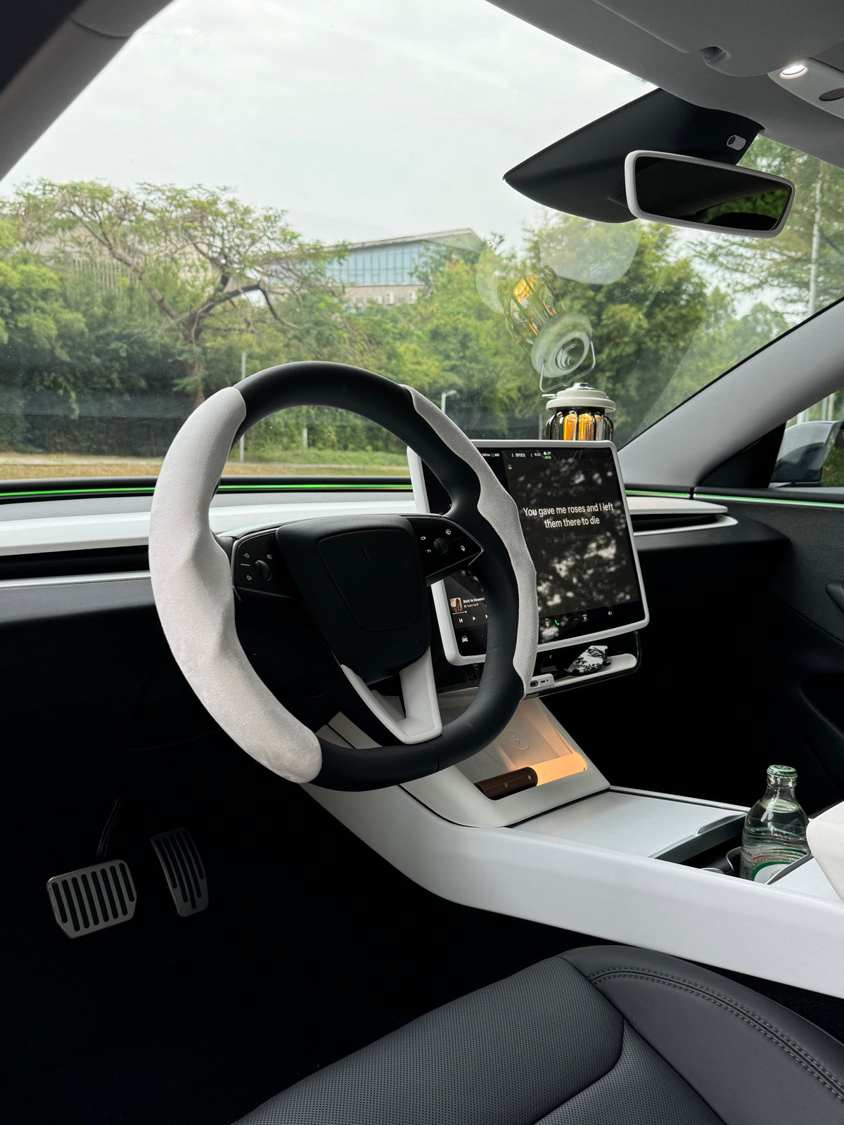 Matt Center Console Cover for Tesla Model 3 Highland 2025 2024