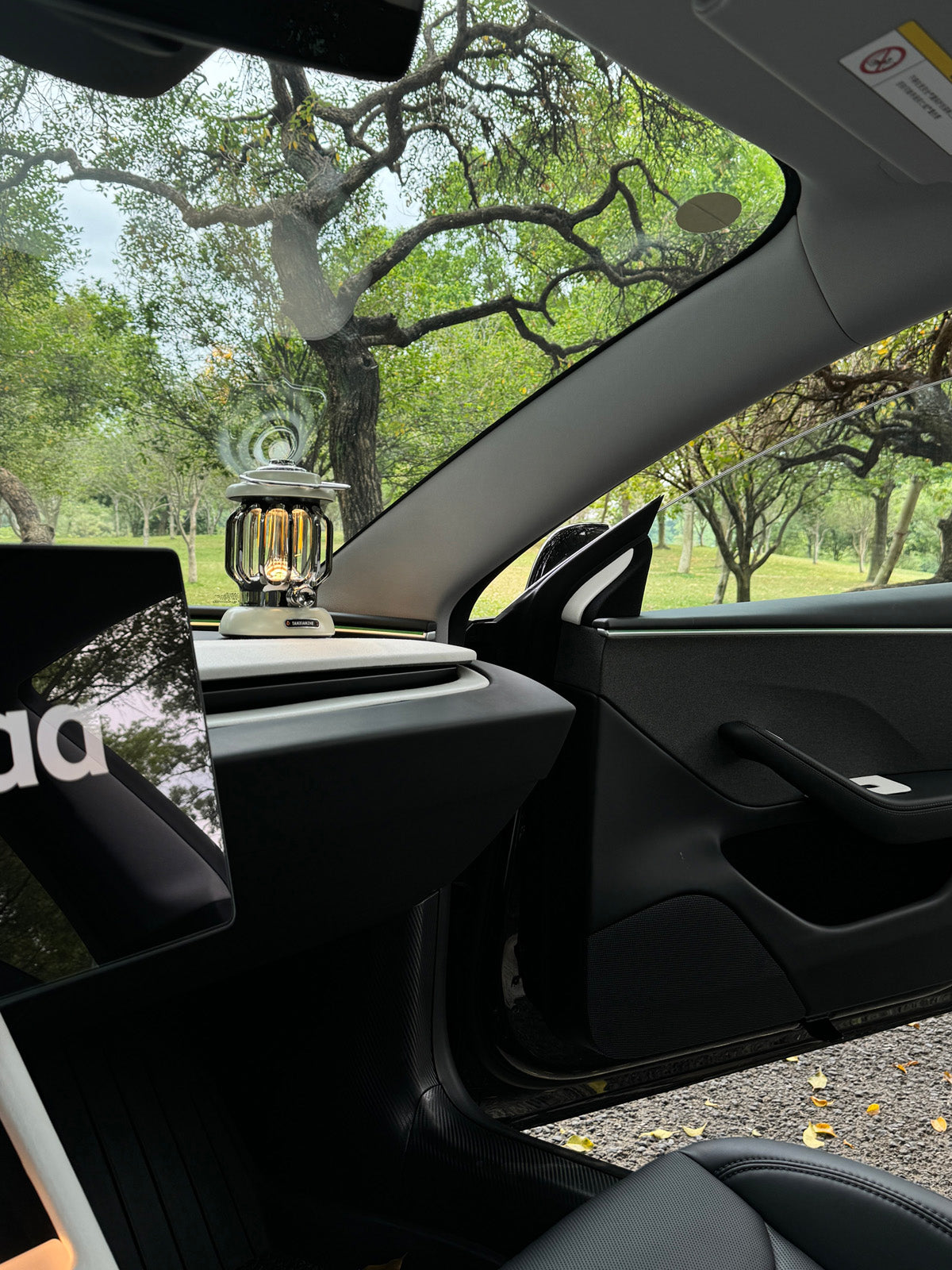 CiyaSuede Dashboard Vent Trim for Tesla Model Y Juniper 2025