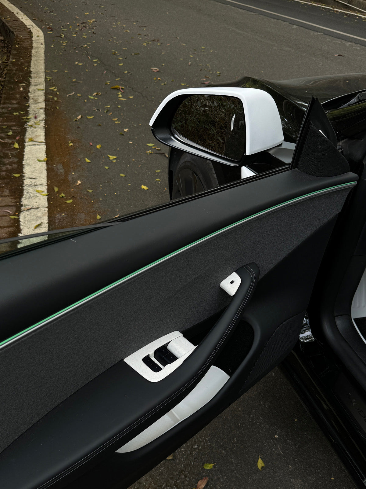 CiyaSuede Door Button Cover for Tesla Model Y Juniper 2025