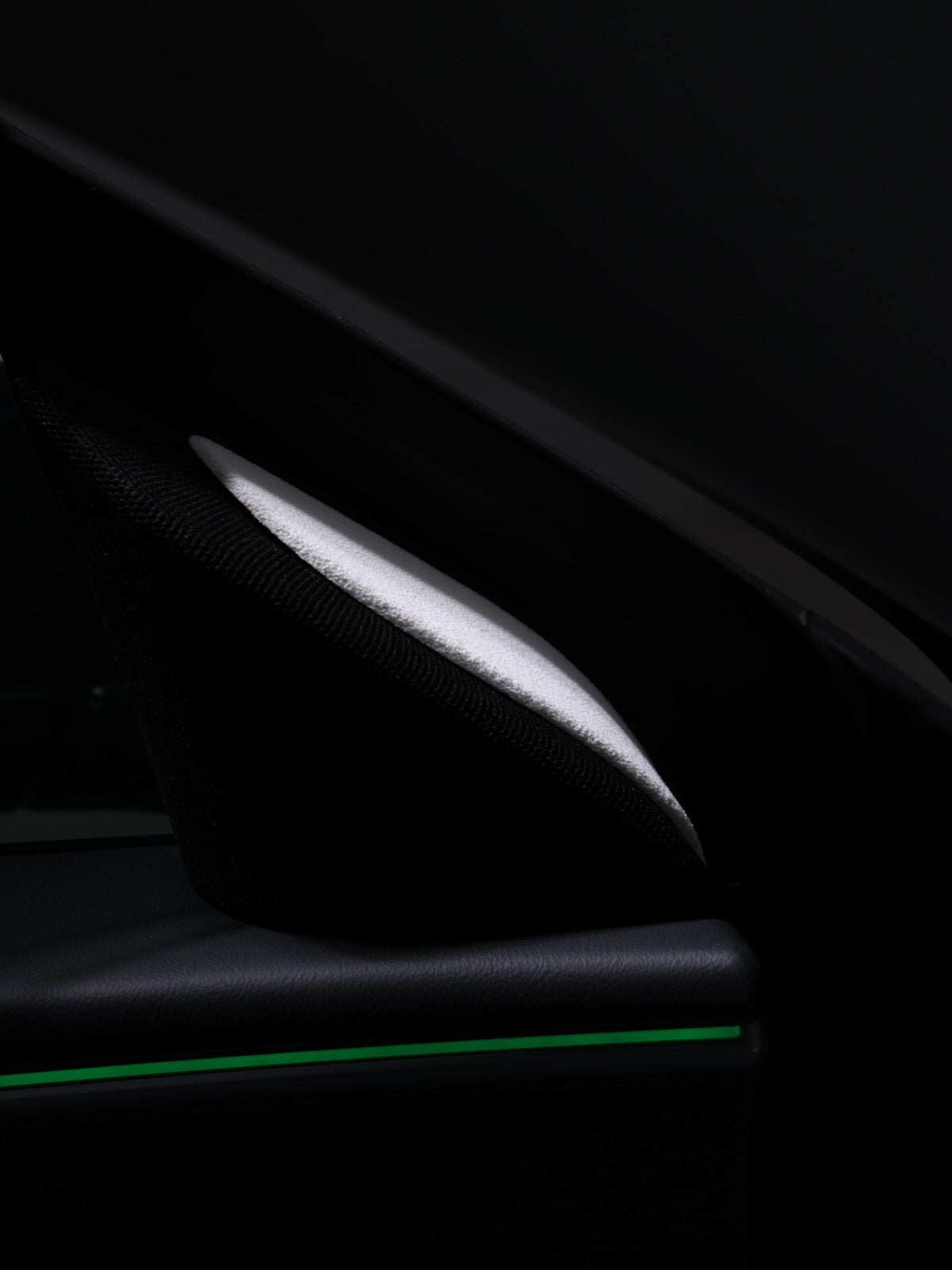 CiyaSuede Front Door Speaker Trim for Tesla Model 3 Highland 2025 2024