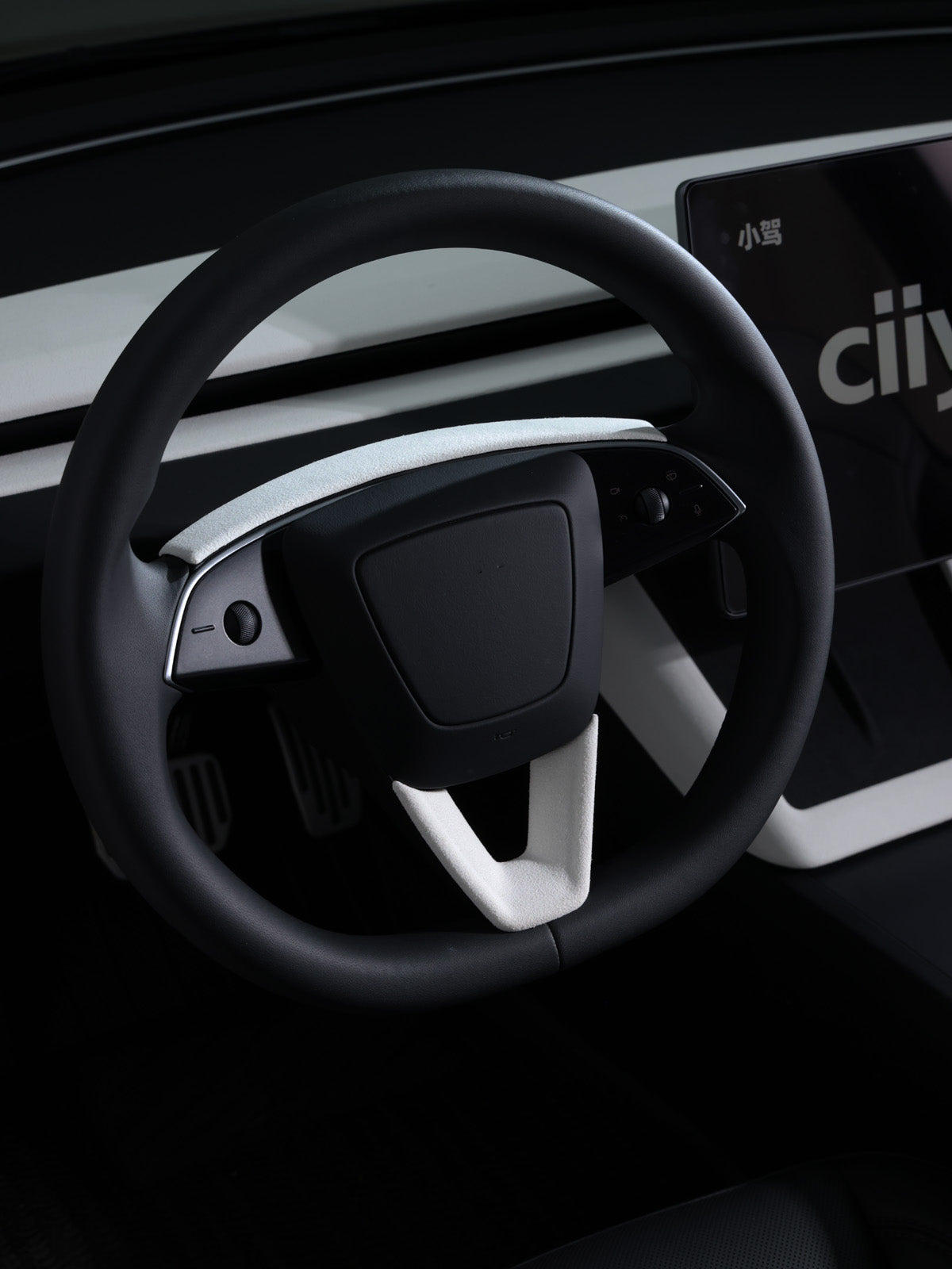 CiyaSuede Rear Air Outlet Cover Sticker for Tesla Model 3 Highland 2025 2024