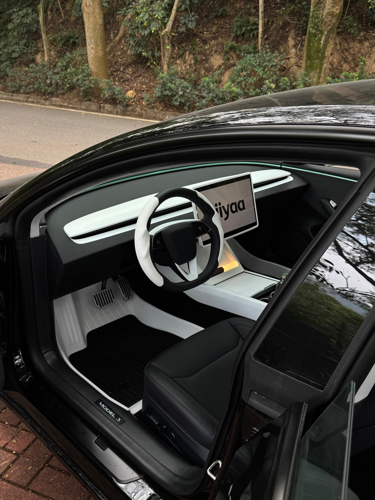 PureDeco Dashboard Cover for Tesla Model 3 Highland 2025 2024