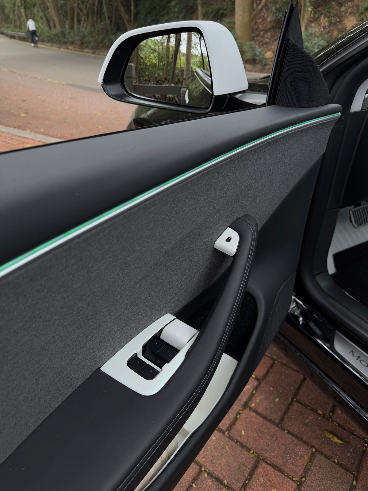 PureDeco Door Button Cover for Tesla Model Y Juniper 2025