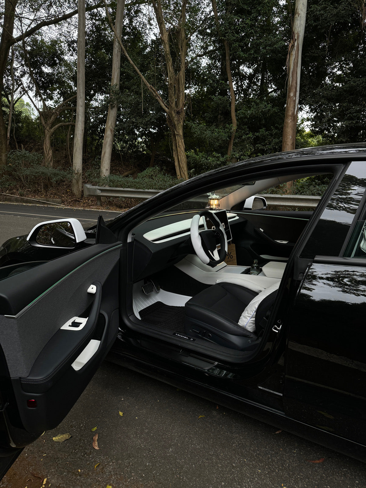 PureDeco Door Button Cover for Tesla Model 3 Highland 2025 2024