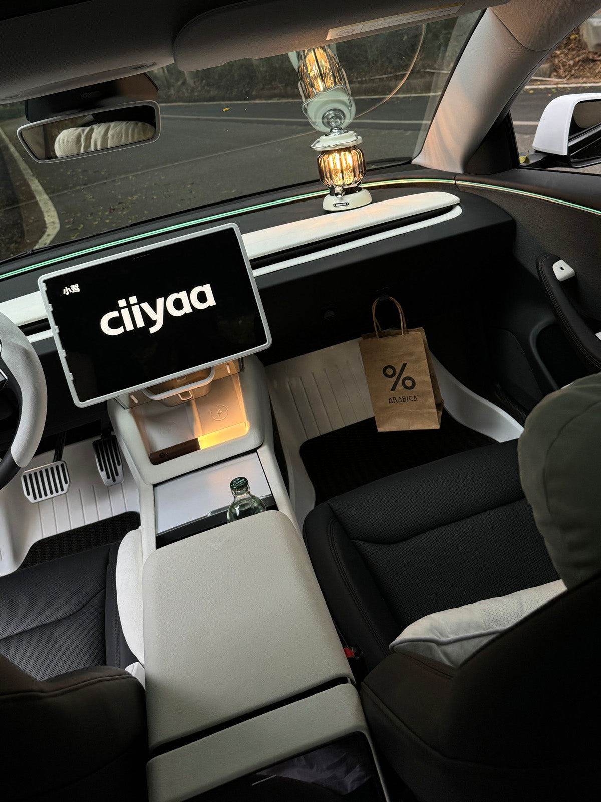 PureDeco Rear Air Outlet Cover for Tesla Model 3 Highland 2025 2024