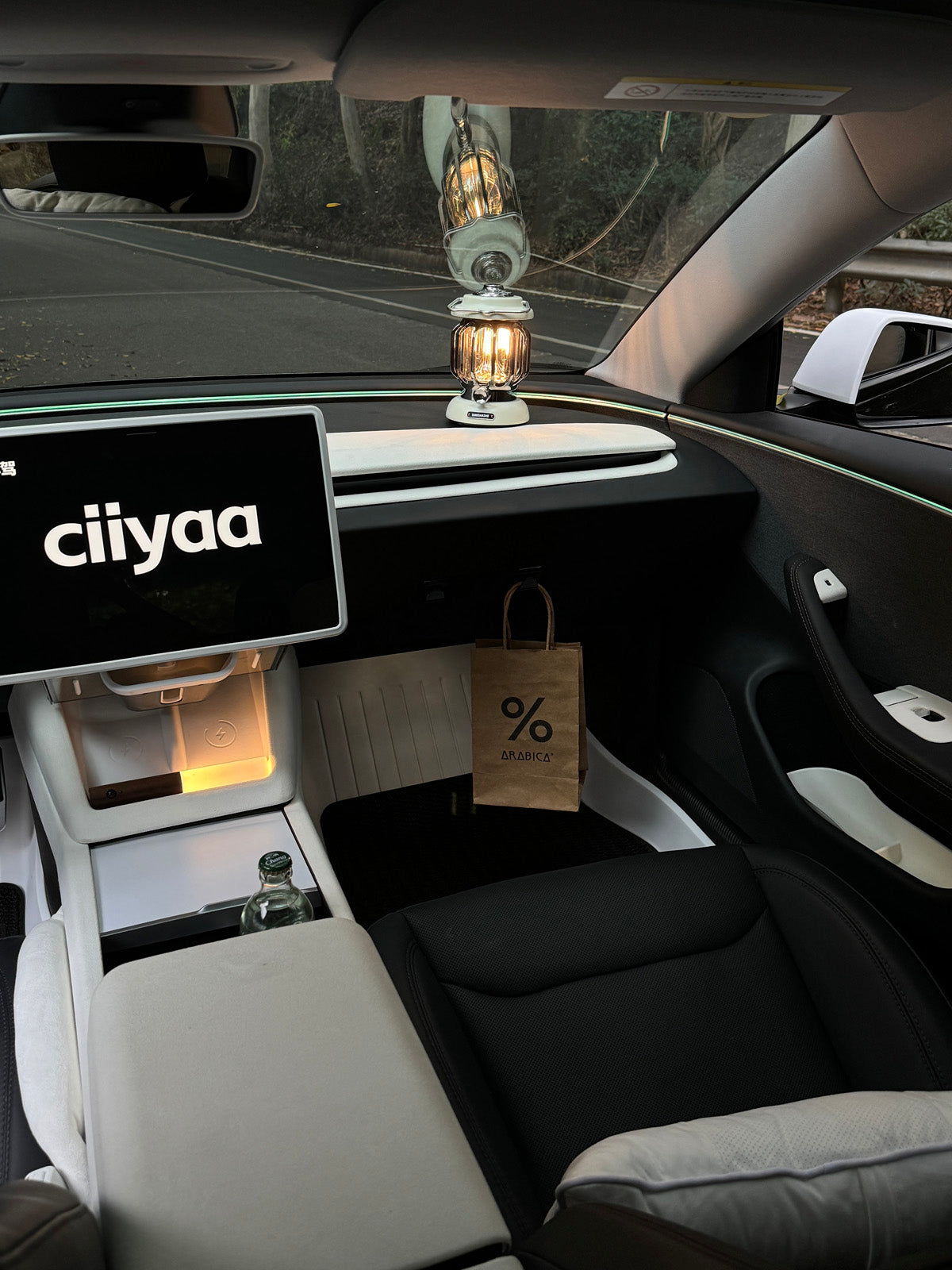 PureDeco Rear Air Outlet Cover Sticker for Tesla Model 3 Highland 2025 2024