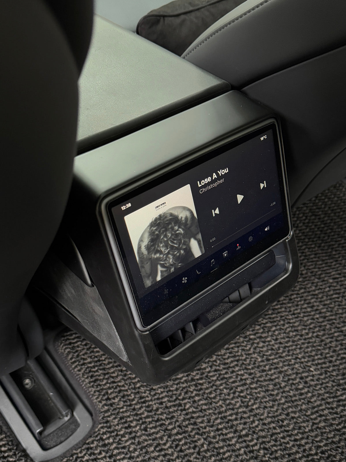 PureDeco Rear Air Outlet Cover for Tesla Model Y Juniper 2025