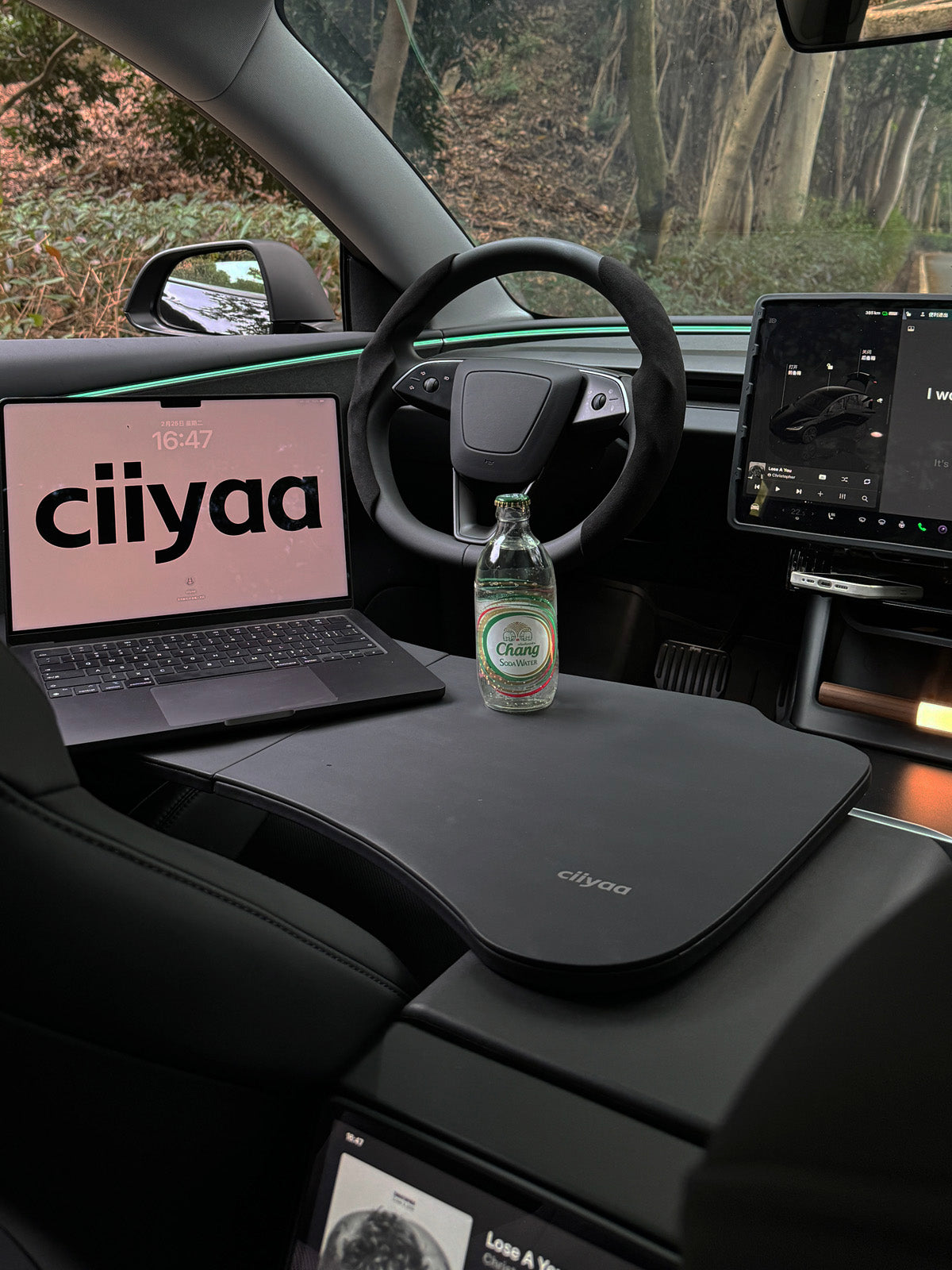 PureDeco Rear Air Outlet Cover for Tesla Model Y Juniper 2025