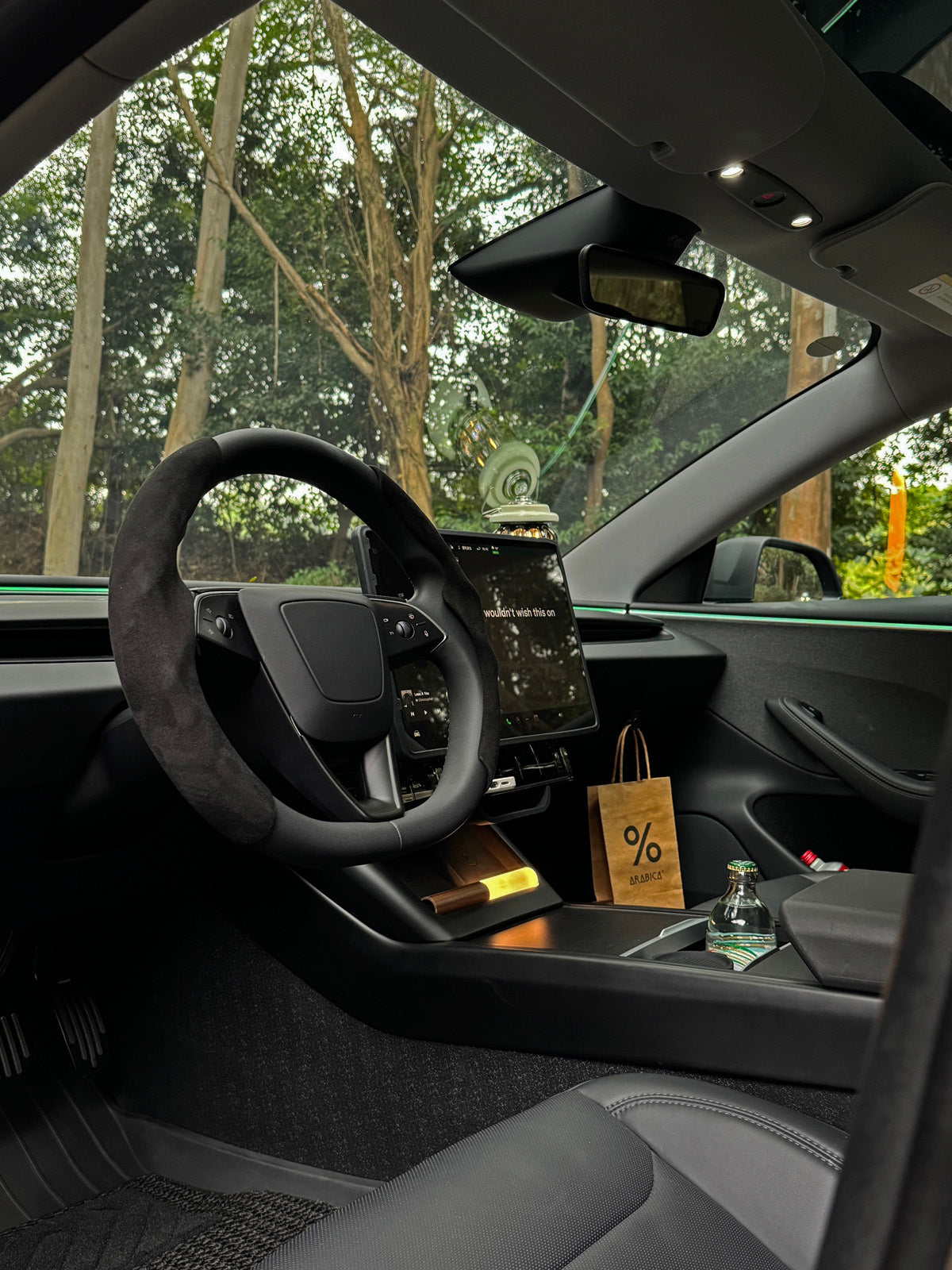 PureDeco Door Button Cover for Tesla Model Y Juniper 2025